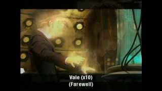Doctor Who - Vale Decem (Latin lyrics w/ English translation) chords
