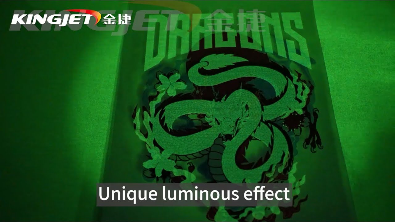 KingJet Glow In The Dark (Luminous) DTF Film For T-Shirt