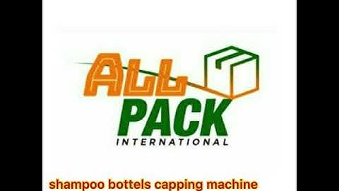 Automatic high speed shampoo bottels capping machine