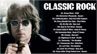 Classic Rock Greatest Hits 70&#39;s 80&#39;s 90&#39;s - Bon Jovi, Pink Floyd, Eagles, Queen, Def Leppard