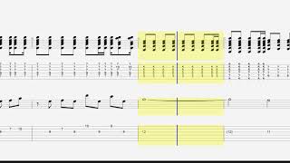 レミオロメン 粉雪 ギター タブ譜 guitar TAB