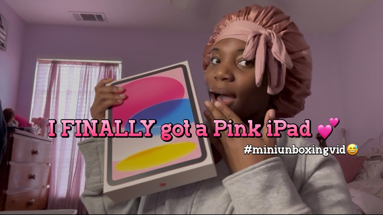 I FINALLY got a pink iPad 💕😝