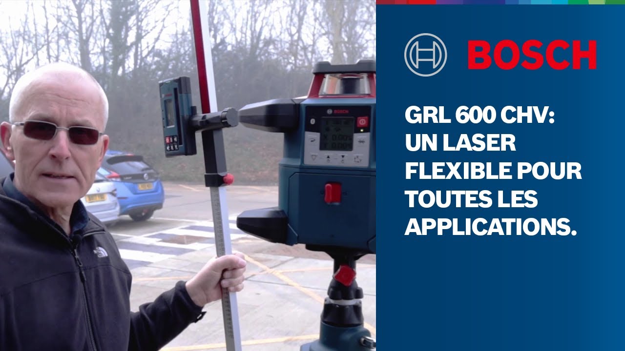 GRL 600 CHV Bosch laser rotatif double pente de chantier