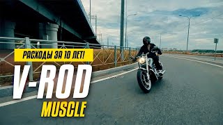 V-Rod Muscle. Harley - Davidson. Расходы на 10 летнюю эксплуатацию. Ви род масл. Мускул вечный.