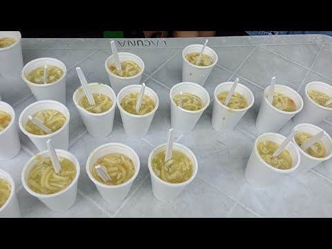 Feeding time hot lomi