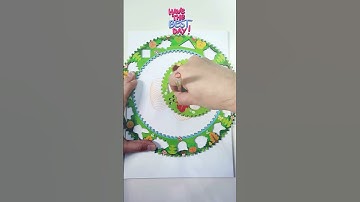 The Biggest #Spirograph - 5 #asmr #shorts |Orange Color