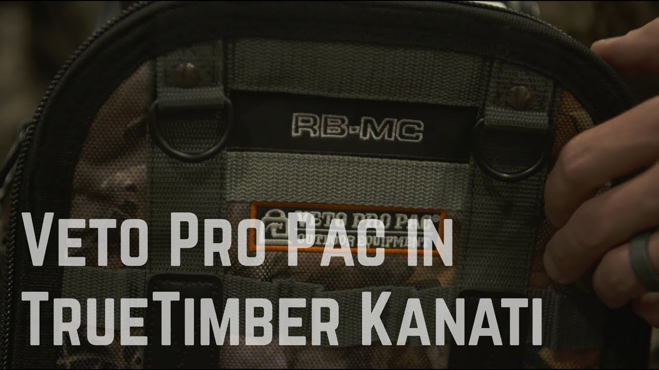 Veto Pro Pac Range Bags in TrueTimber Kanati