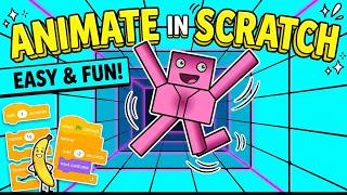 How to Animate a Jumping Robot in Scratch! | 8 Minutes of Animation 🤖⚡