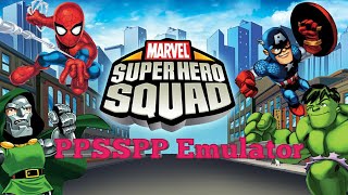 Marvel Superhero Squad (30fps) Full Speed PPSSPP emulator on Android mobile screenshot 1