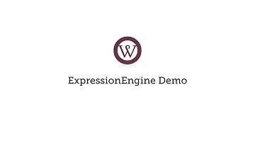 ExpressionEngine Video Demo