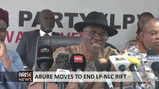 ABURE MOVES TO END LP-NLC RIFT