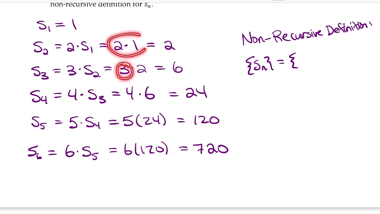 Math 107 - Section 13.1 — Sequences - YouTube