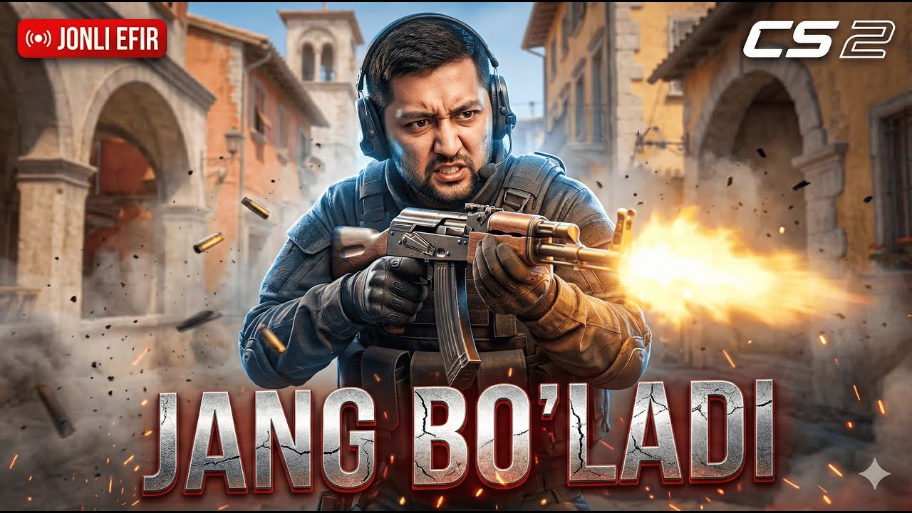 COUNTER STRIKE 2 | JANG BO'LADI | UZLIDER LIVE