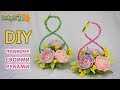 Букет из конфет на 8 марта. Подарок для женщины своими руками☆ Bouquet of sweets waiting for a woman