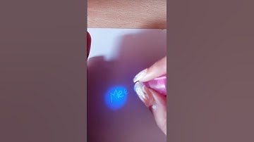 HIDDEN MESSAGE FOR LOVE ❤ || INVISIBLE INK || #shorts #viral  #nolie #hidden #satisfying