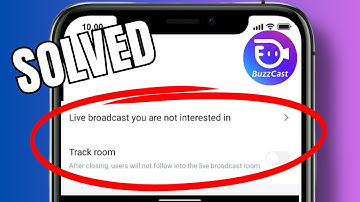 How to disable the track room option on BuzzCast