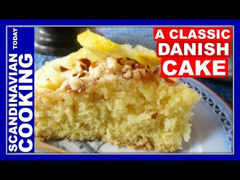 How to Make a Homemade Danish Lemon Moon Cake 🍋 Citronmåne kage 🍰