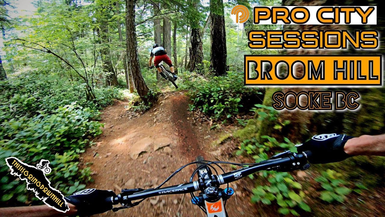 Mountain Biking on Vancouver Island Sessioning Broom Hill Sooke BC