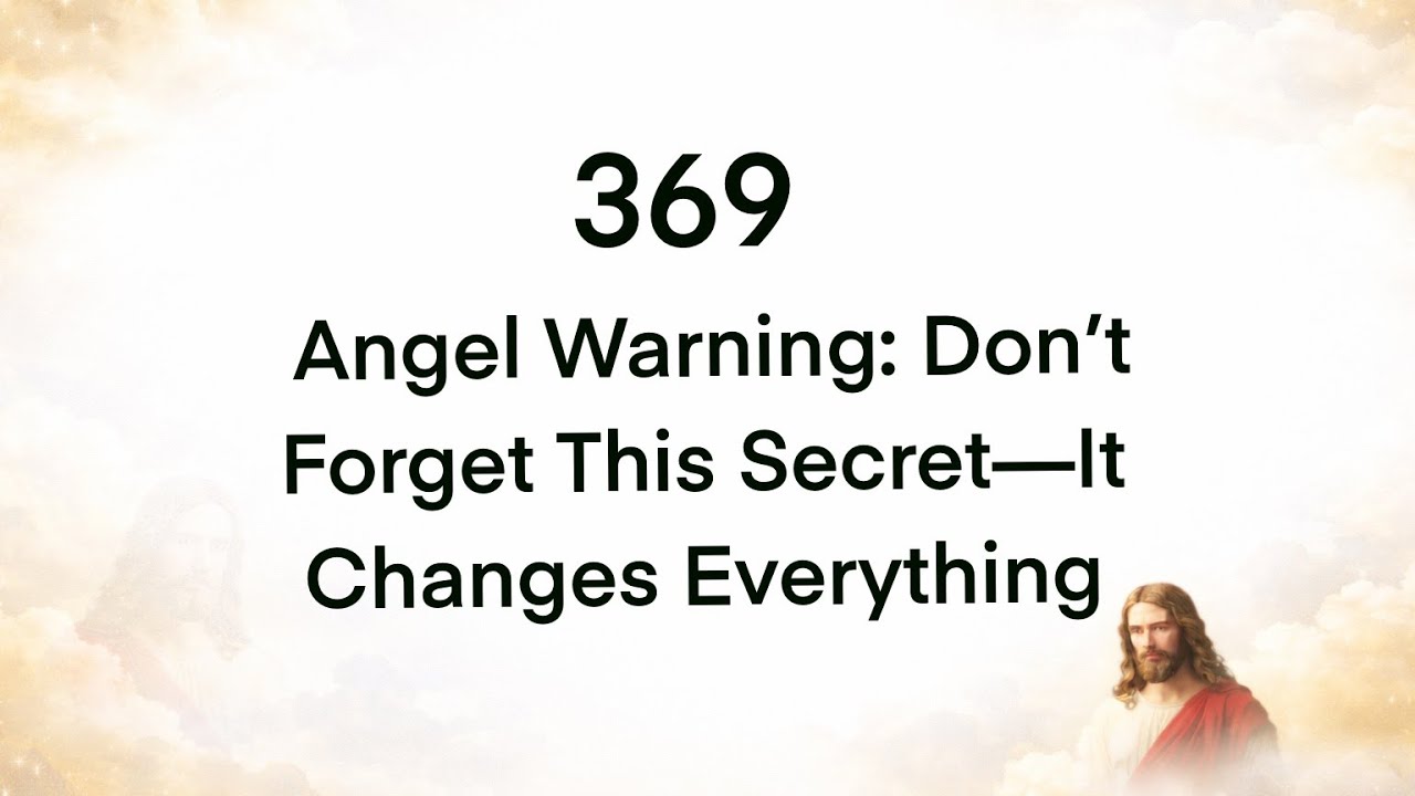 🕊️369 Angel Warning: Don’t Forget This Secret—It Changes Everything