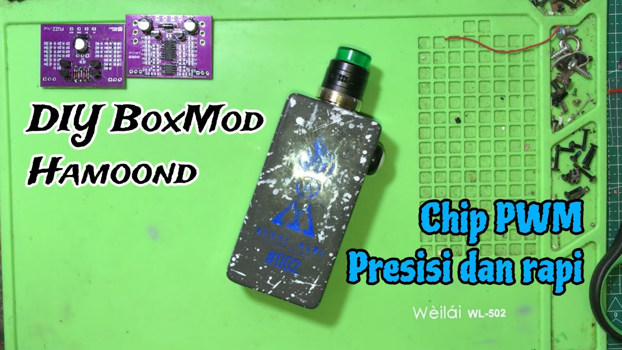 DIY Boxmod Hamoond Chip OxxyPWM v4 Presisi
