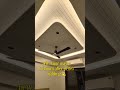 Master Bedroom celling Design #interiordesign #homeinterior #luxuryinterior #popdesing