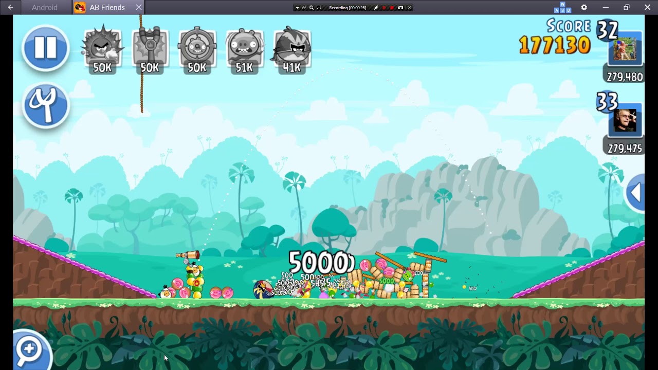 Angry Birds Friends Week 250B Level 1 286k