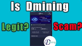 Dmining Review Video Is Dmining Trx Mining Legit Or Scam? Is Dmining A Ponzi?