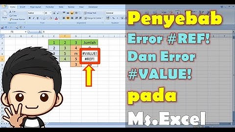 ✔ Penyebab Error Ref! dan Error Value! 🔥 pada Microsoft Excel