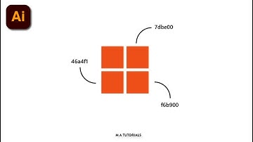 Adobe Illustrator : Microsoft Logo Design Tutorial