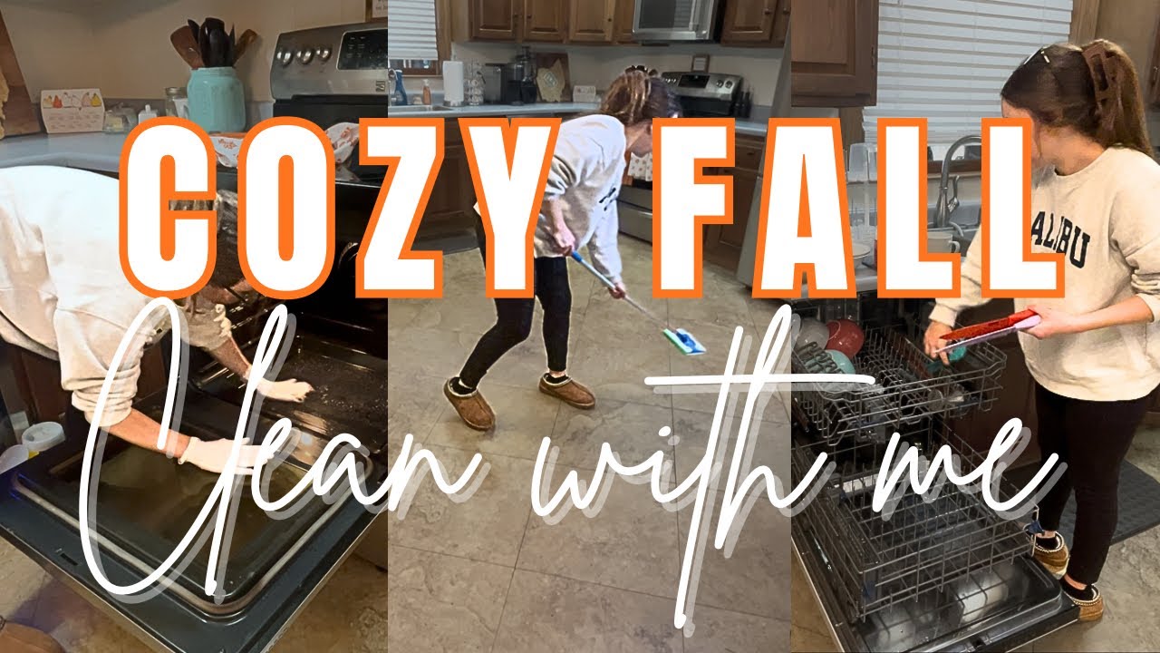 Cleaning my Kitchen for the Fall Season | Cozy Fall Clean with Me - Kitchen