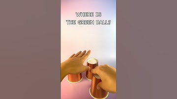 Where is the green ball? 😜 #shorts Exercises for intuition develop with INTUITION GAMES