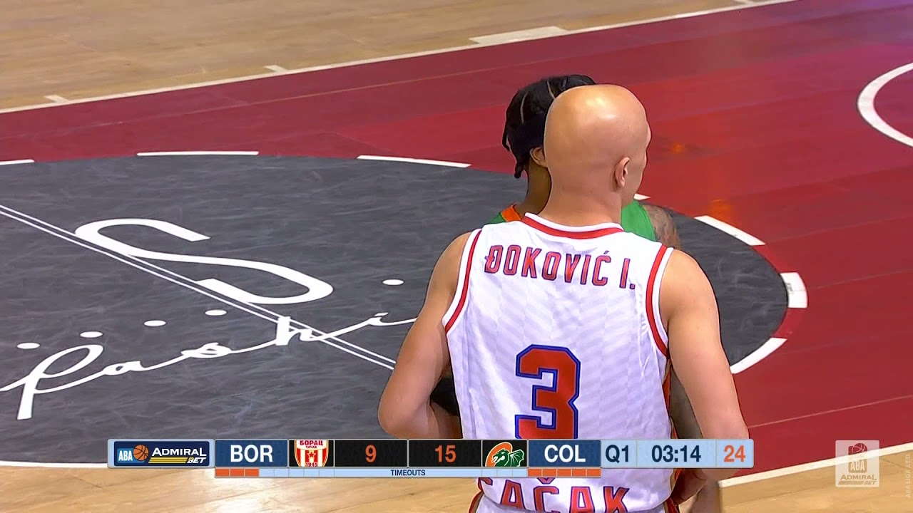 AdmiralBet ABA League 2021/22, Round 2 match: Borac - Cedevita Olimpija (3.10.2021)