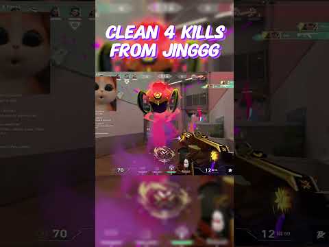 Jingg's incredible 4 kills in Ranked #proplayers #valorant #valorantclips #valorantgaming #paperrex