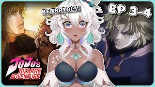 NEVER Trust Evil (Hot) Vampire Brothers | JoJo's Bizarre Adventure Episodes 3-4 First Time Reaction