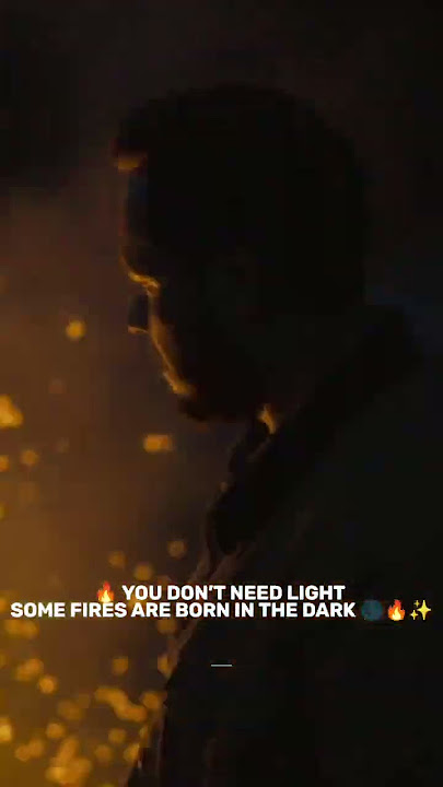 Darkness Ignites the Strongest Flames 🌑🔥