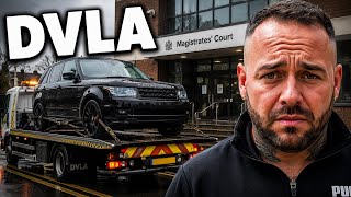 the DVLA are taking me to court…￼