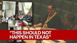 Mesquite homeowner shares squatter horror story to Texas lawmakers