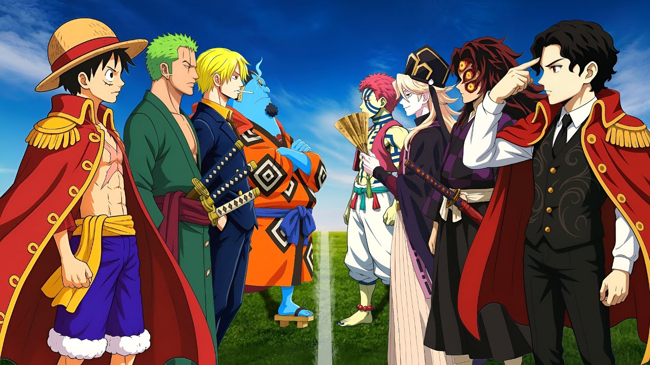Muzan and His Demons vs Luffy and the Monster Trio – Who Wins and Why?