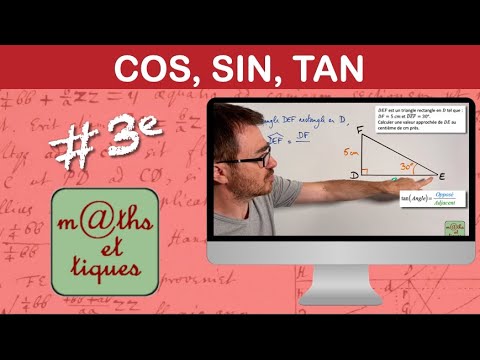 Vidéo: D'où viennent les mots sinus cosinus et tangente ?