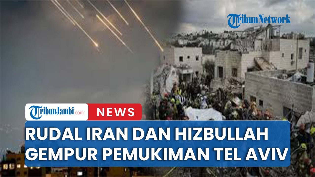 Sirene Terus Meraung Di Tel Aviv, Rudal Iran Dan Hizbullah Terus Gempur Tel Aviv