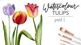Paint Tulips With Me  Part 1