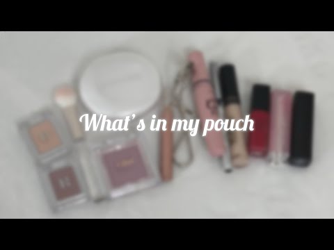{What’s in my pouch} 07년생 파우치 털기 | 겨울 쿨톤 | 화장품 추천