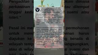 Tempat Atau Pengadilan Yang Berwenang Untuk Mengajukan Pembatalan Perkawinan