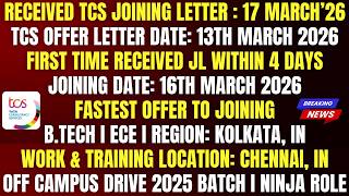 😱TCS MAR MASS ONBOARDING | FASTEST INTERVIEW TO JOINING TIMELINES | REMAINING JOINING ON 16 MAR-2026