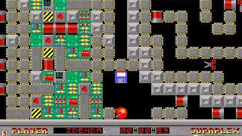 Supaplex - Level 24: 200 Moving Objects!