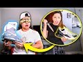 Popping Husbands Nikes and Surprising Him with Air Mags!!