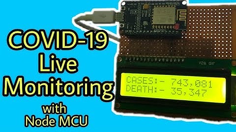 COVID-19 Live Monitoring with Node MCU and LCD | Amazing MJ #covid19