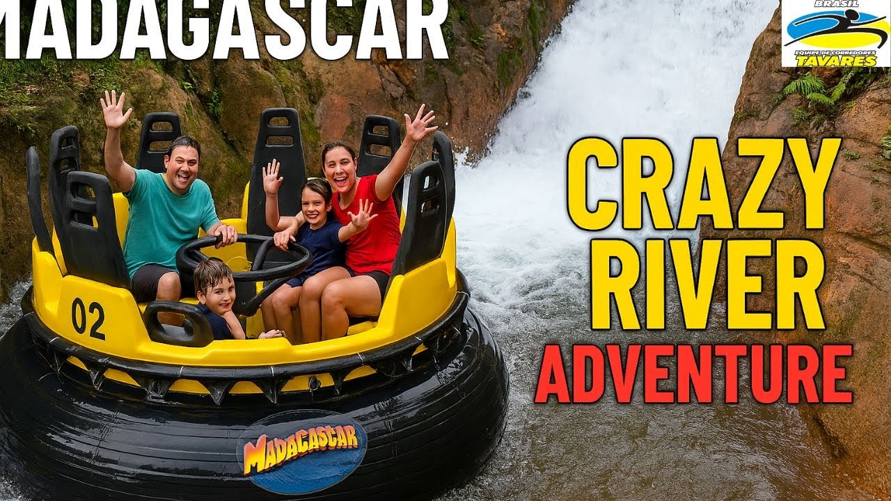 Encarei o Crazy River e Foi Insano!