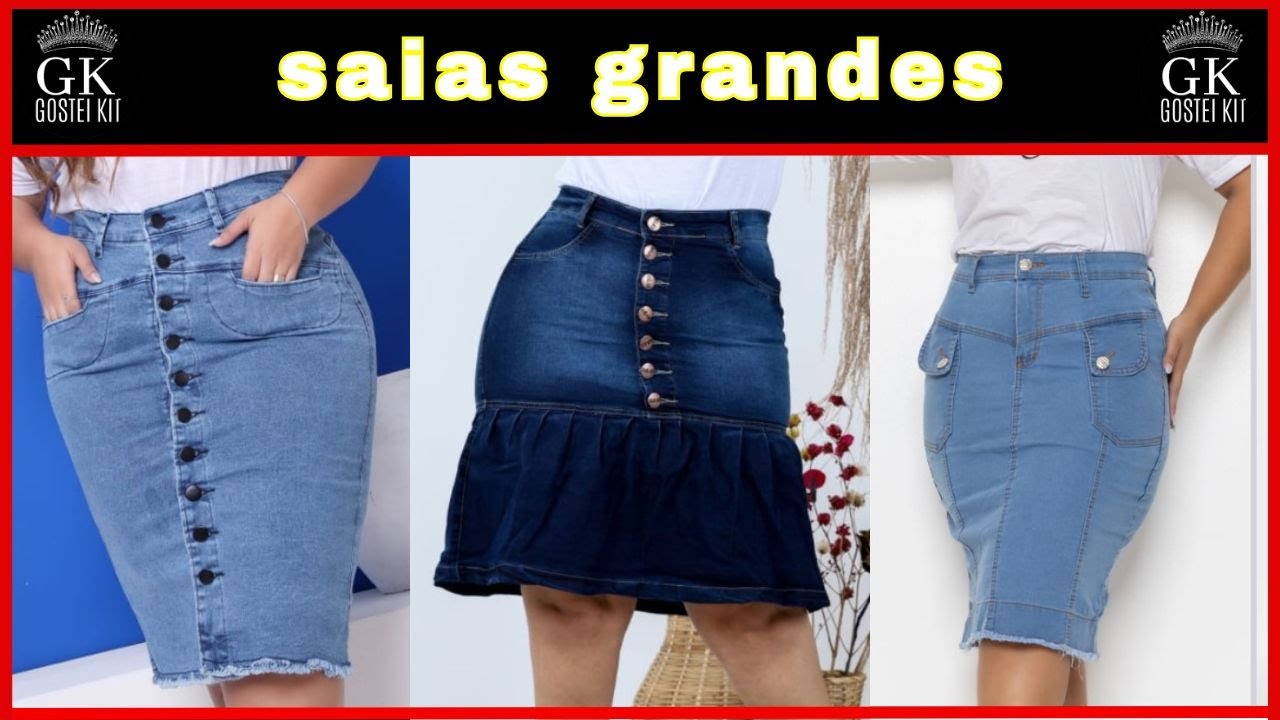 Saias Midi plus size moda evangélica para revender direto de fábrica