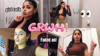 GRWM HAIR +MAKEUP+OUTFIT GIRL TALK | im just a girl in my 20s ….